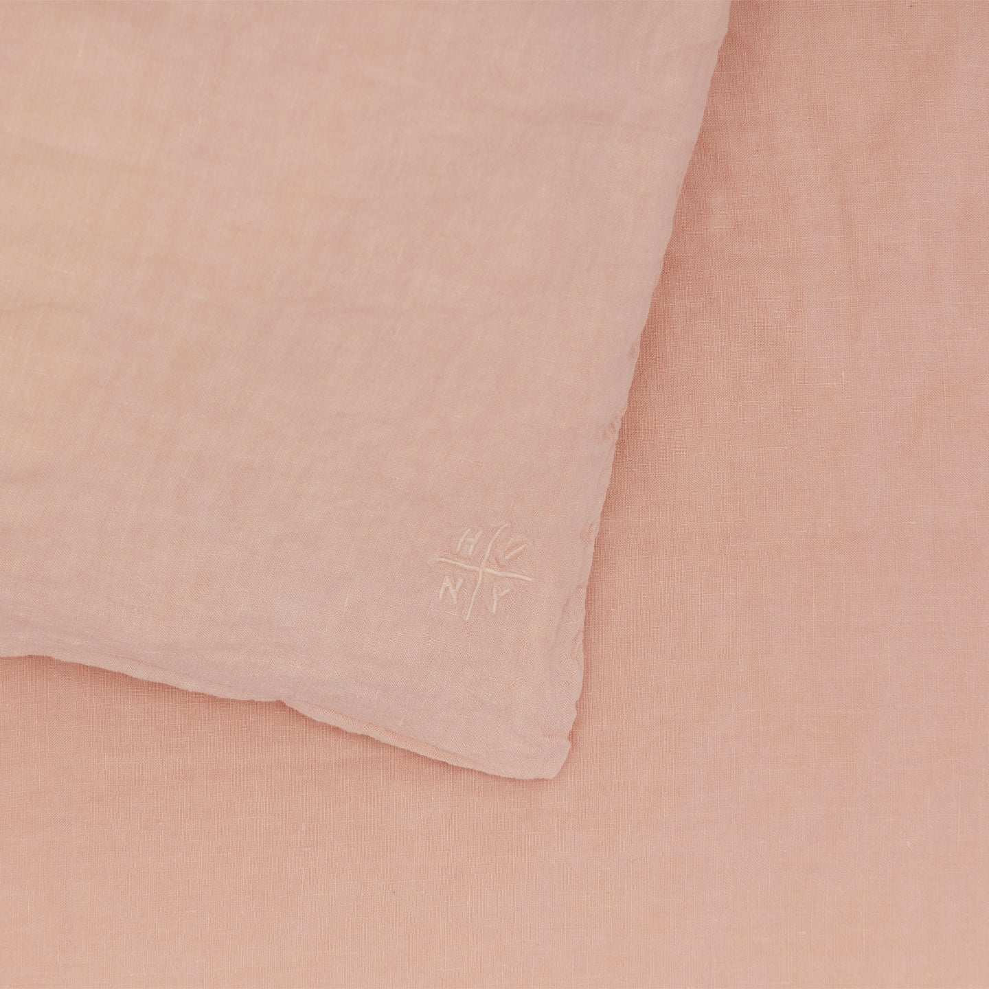 Simple Linen Euro Sham - Blush