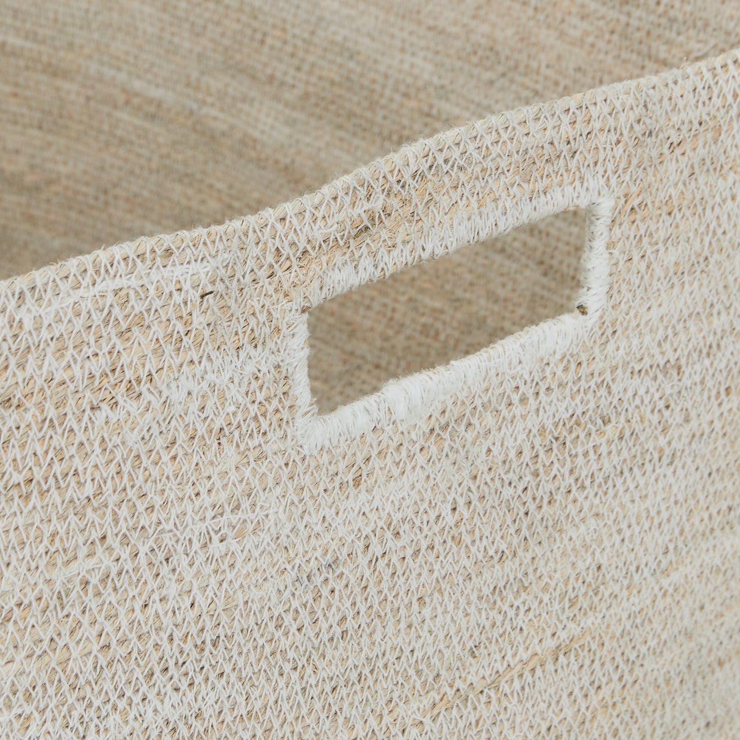 Essential Square Basket - White