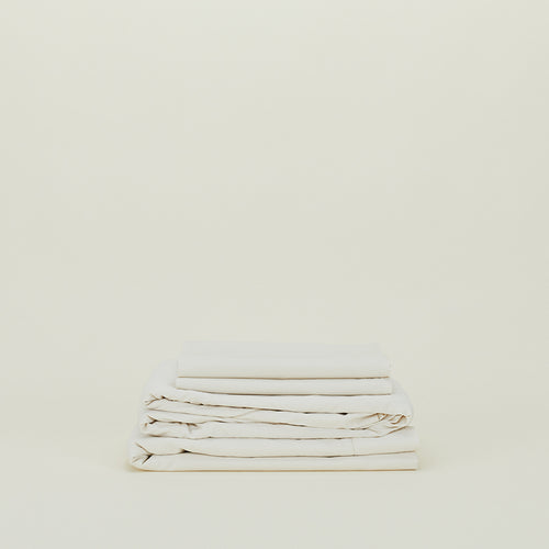 Essential Percale Sheet Set - Ivory