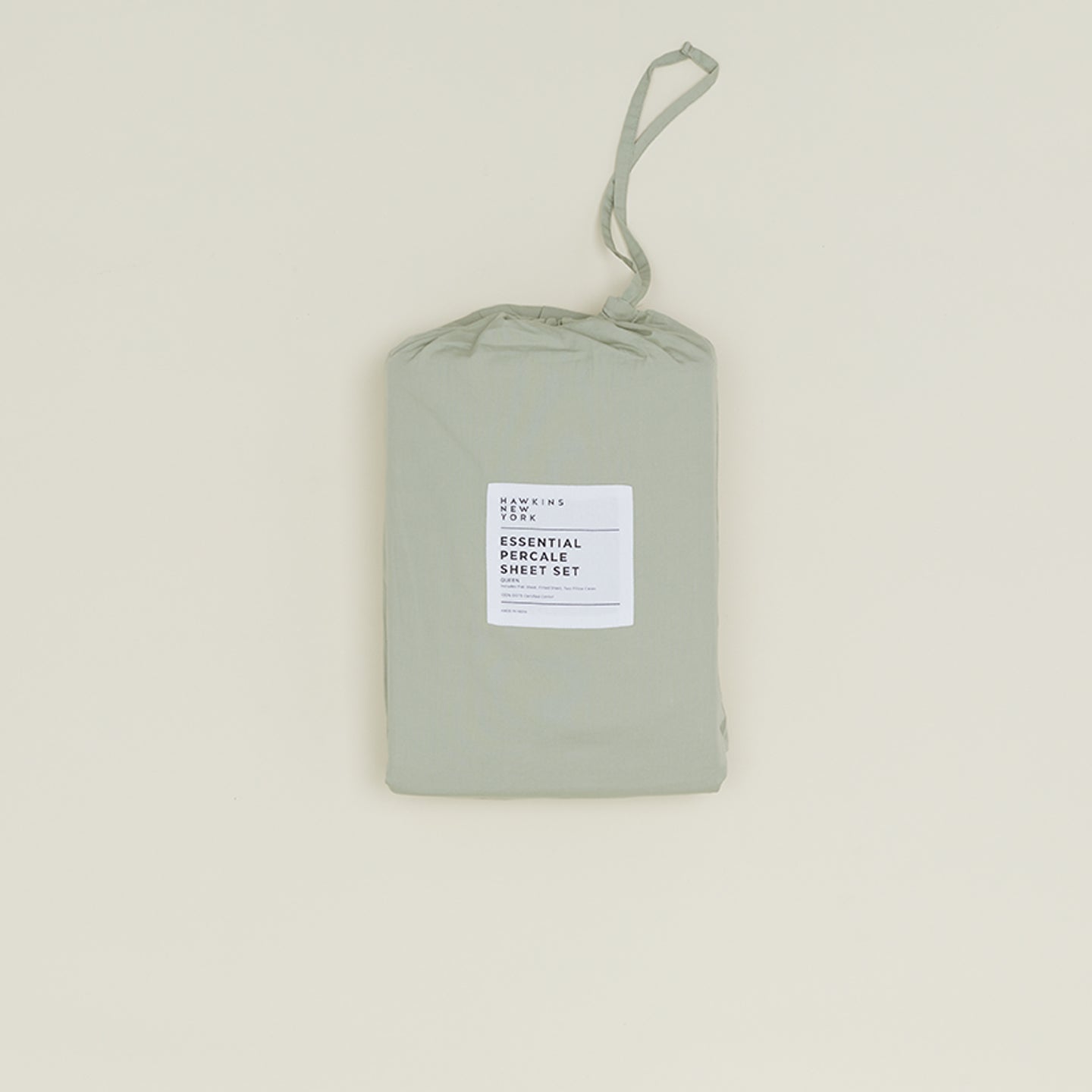 Essential Percale Sheet Set - Sage