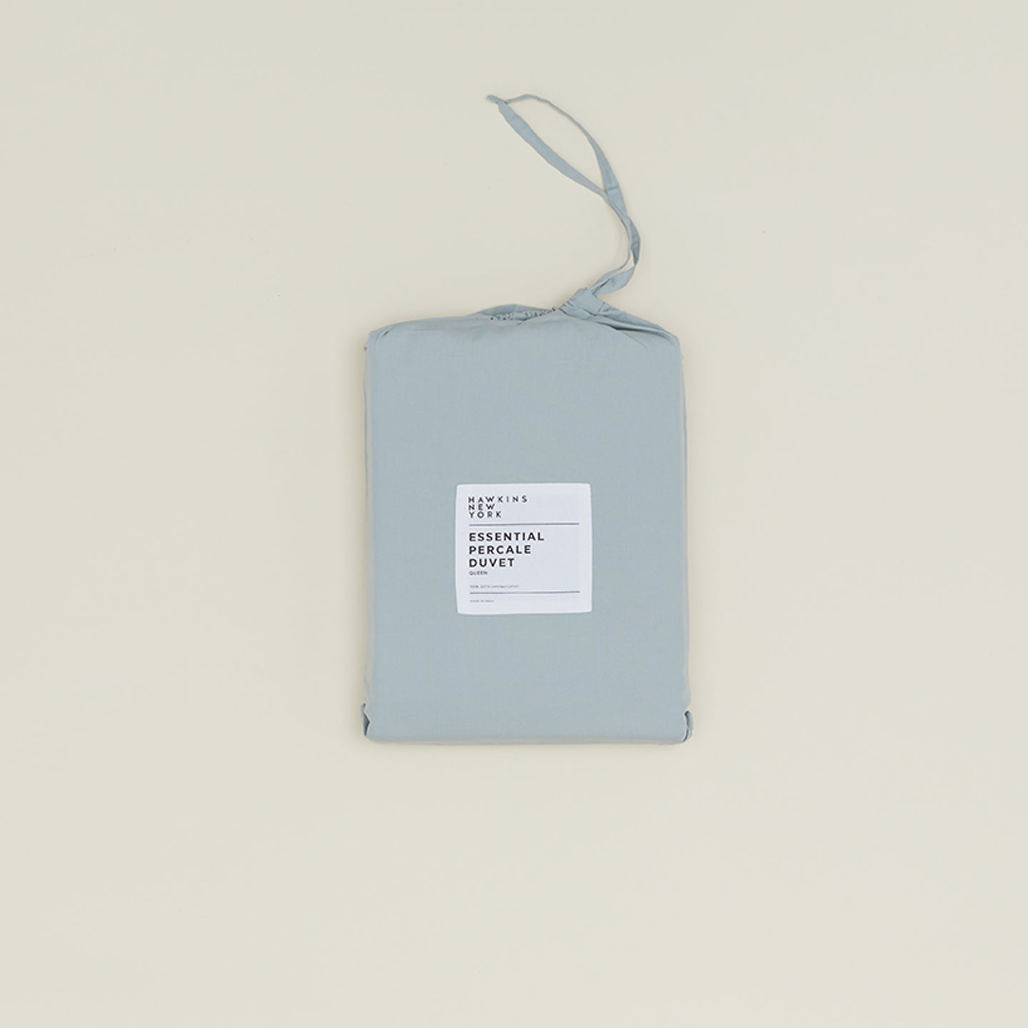 Essential Percale Duvet Cover - Sky