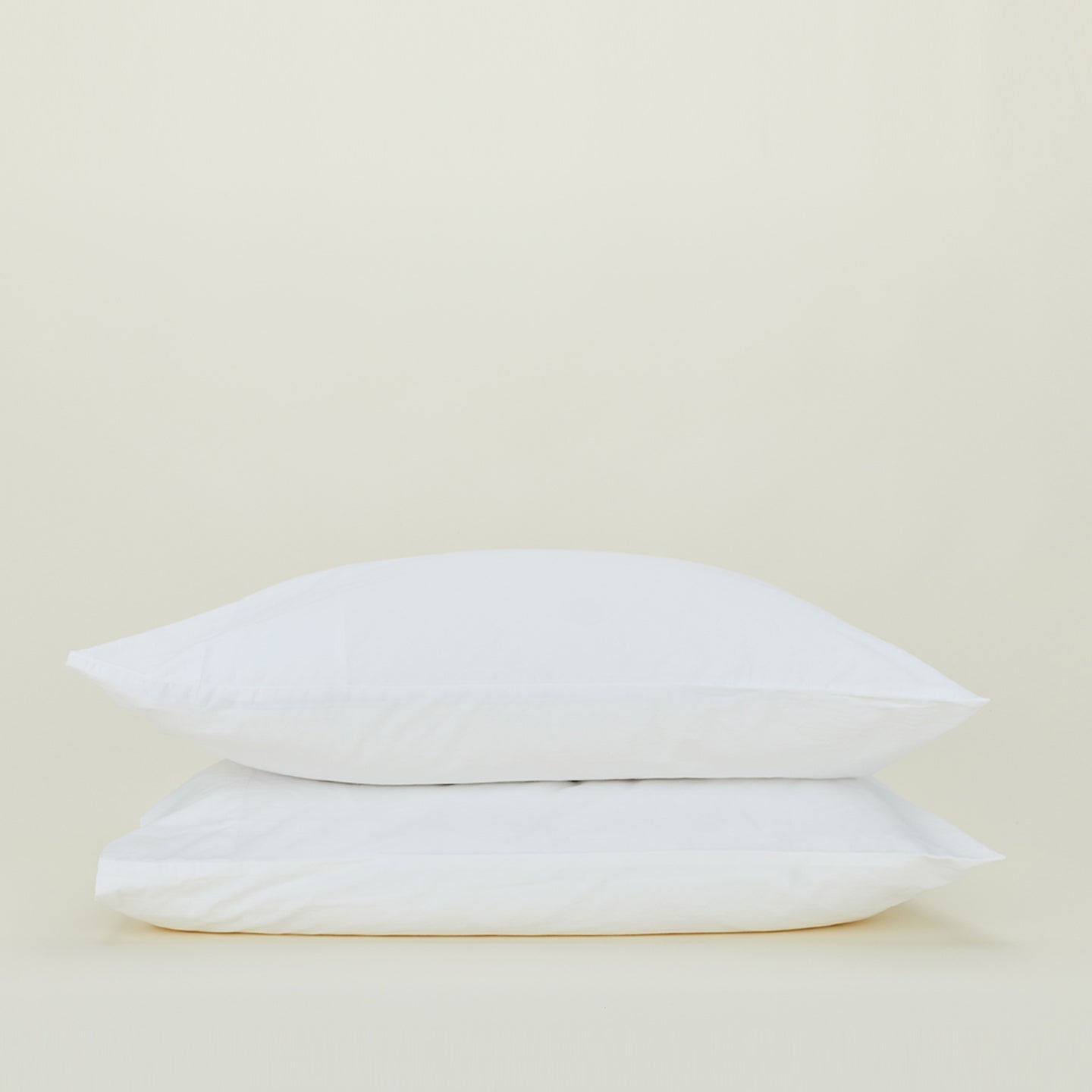 Essential Percale Pillowcases, Set of 2 - White