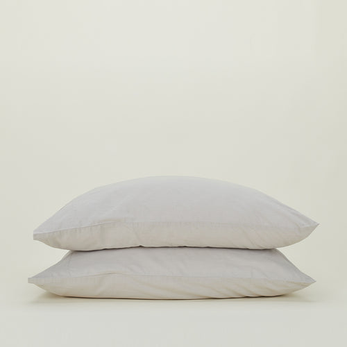 Essential Percale Pillowcases, Set of 2 - Sage