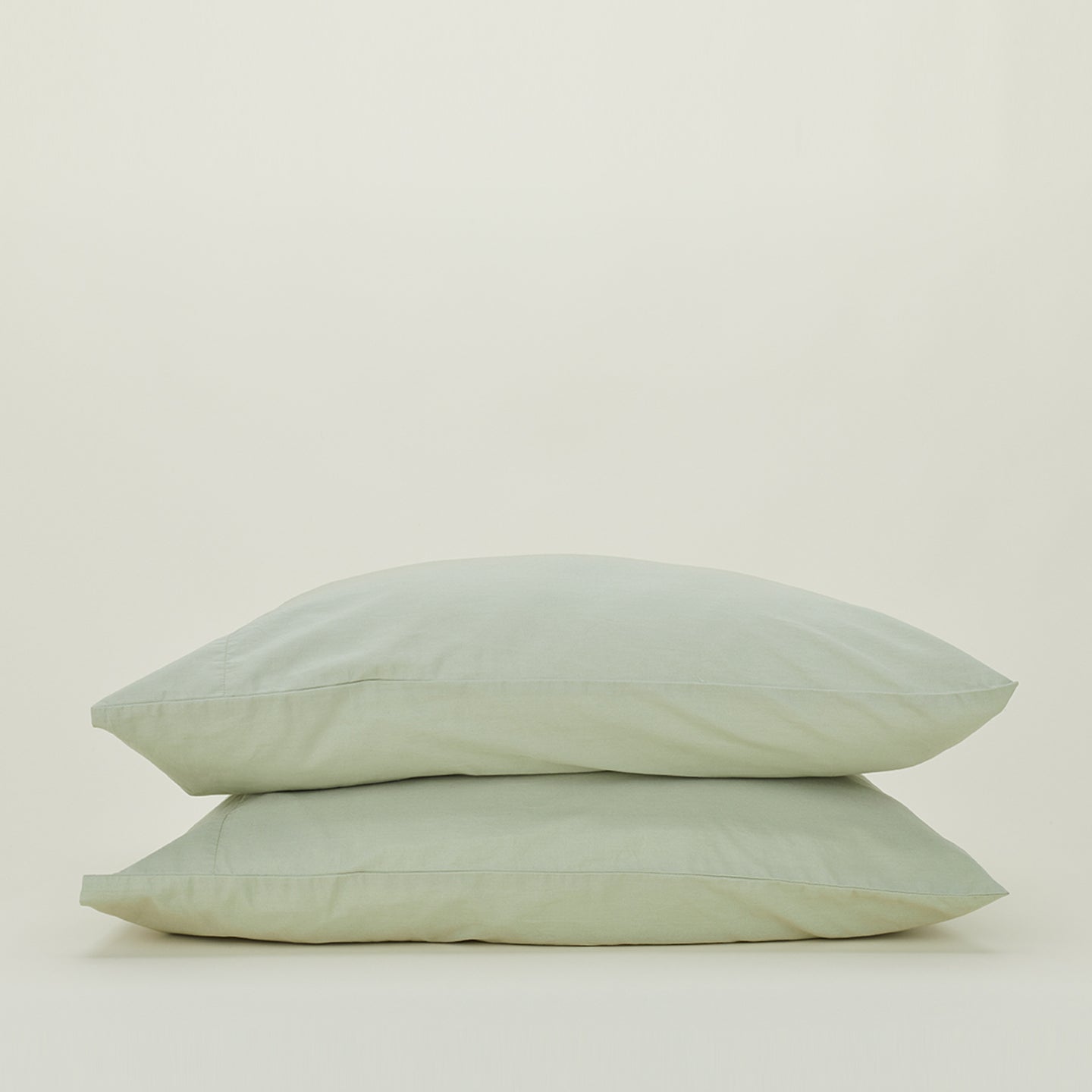Essential Percale Pillowcases, Set of 2 - Sage