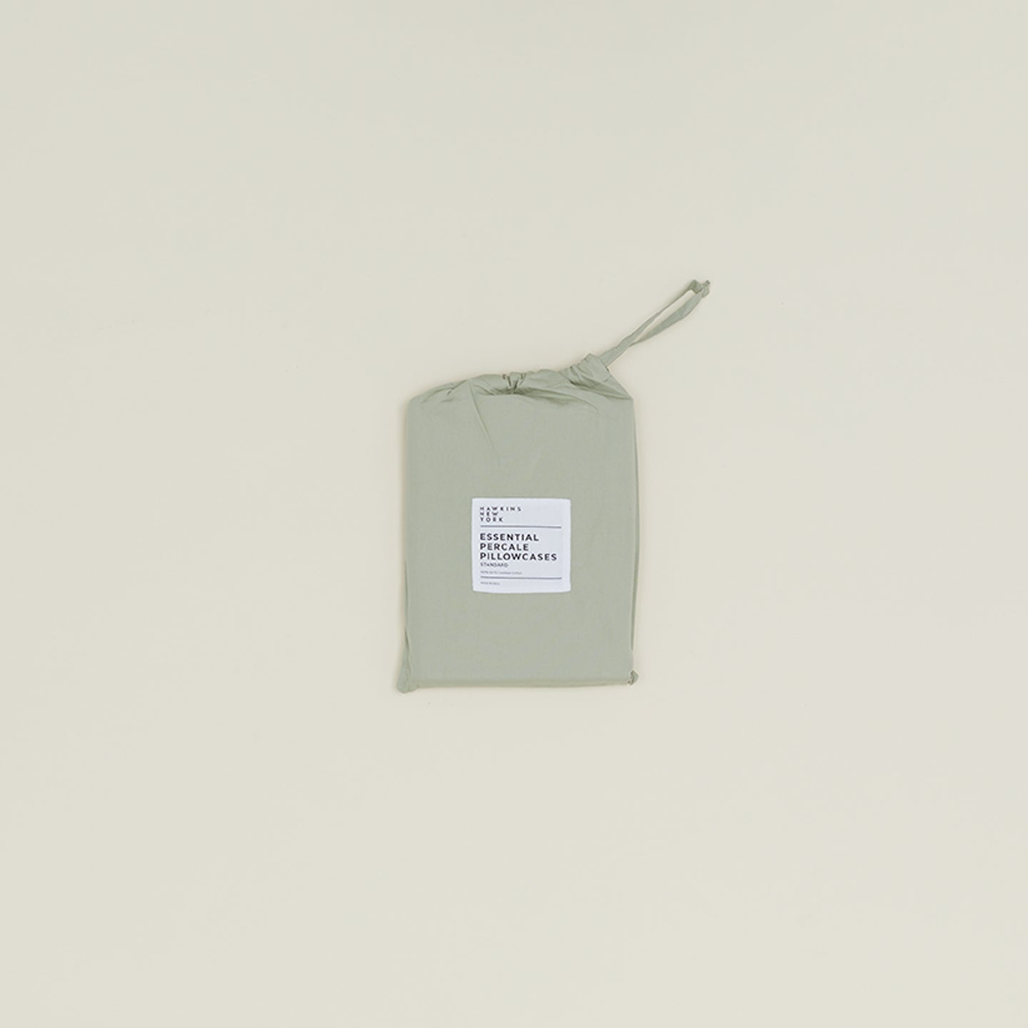 Essential Percale Pillowcases, Set of 2 - Sage