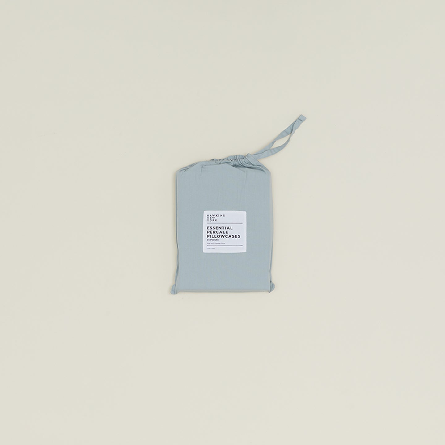 Essential Percale Pillowcases, Set of 2 - Sky