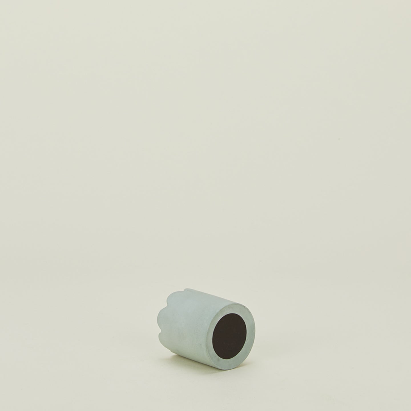 Scalloped match striker in mint green