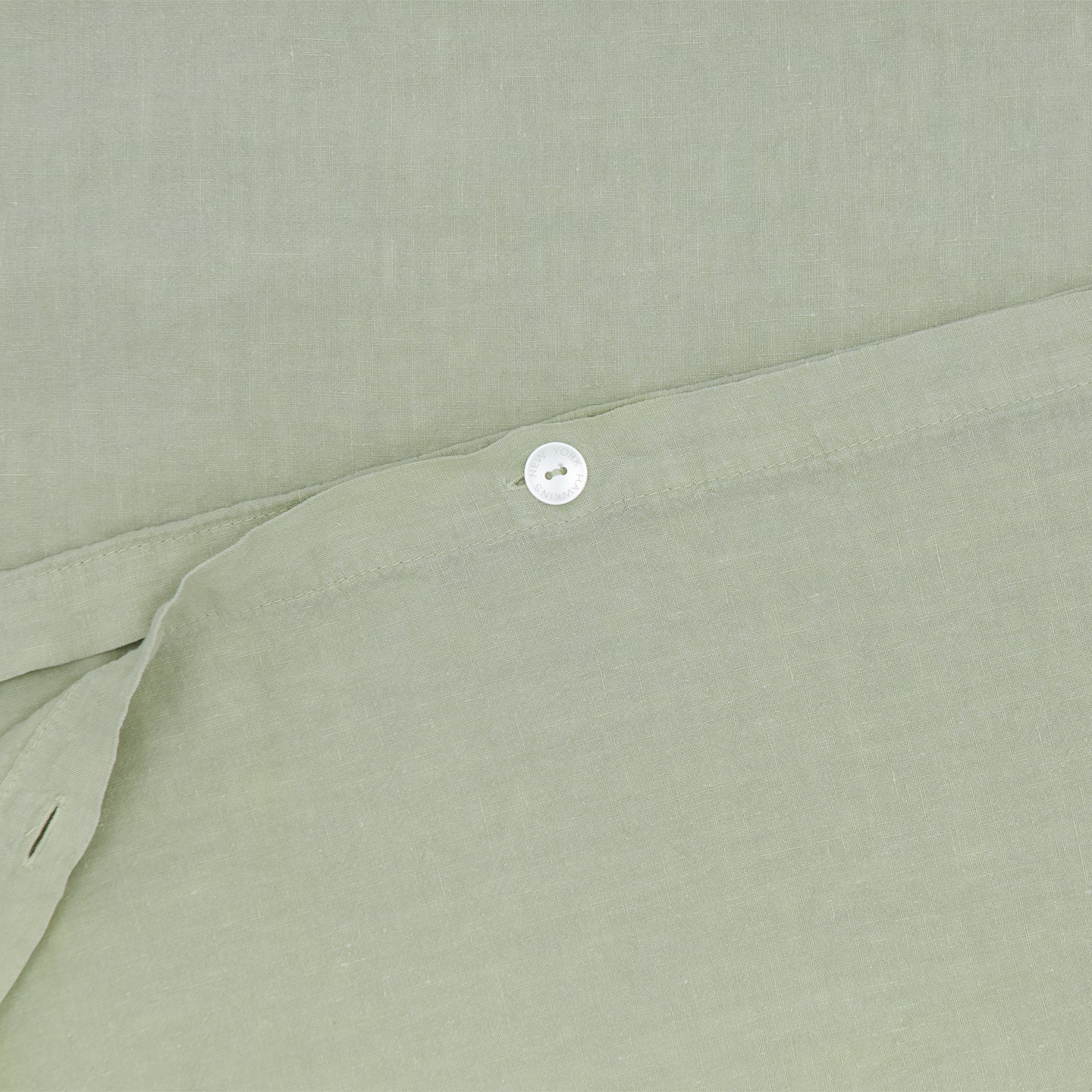 Simple Linen Duvet - Sage